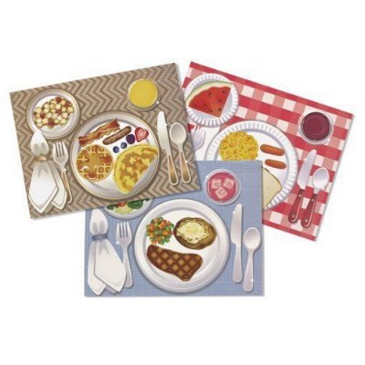 Melissa & Doug - Blok s adhéznymi samolepkami Jedlo, 150+