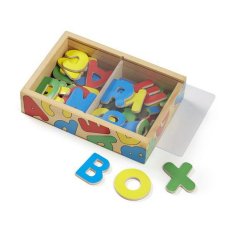 Melissa & Doug - Drevená magnetická Abeceda, 52 ks