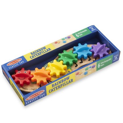 Melissa & Doug - Ozubené kolieska Húsenica