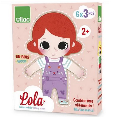 Vilac Šatníková skriňa Lola, 18 dielikov