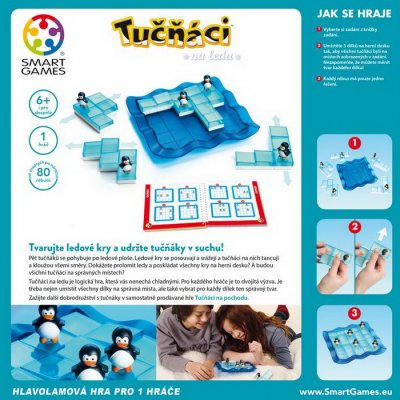 Smart Games Tučniaky na ľade, 80 rébusov