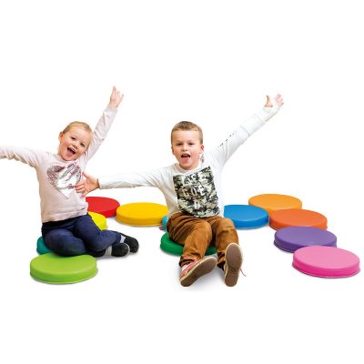 Molitanové sedáky Dúha 32 cm, 12 ks