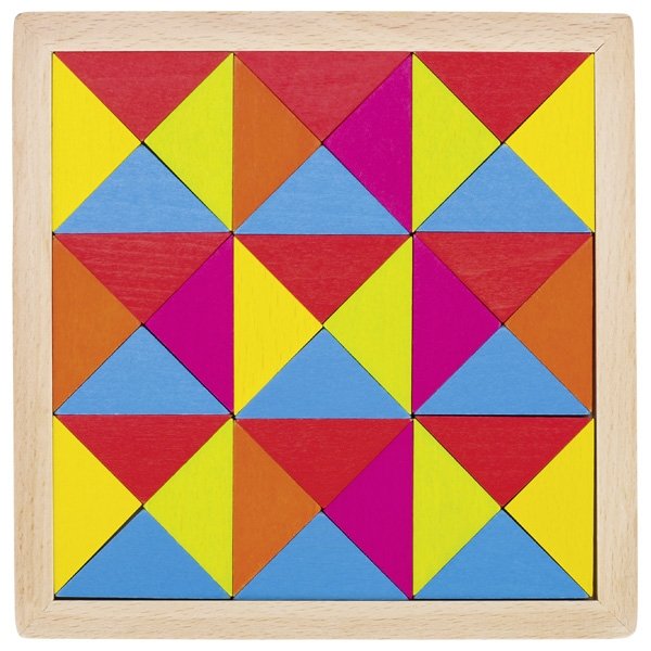 Goki Mozaikové puzzle Trojuholníky