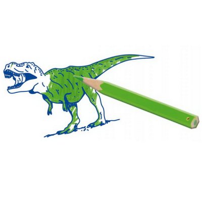 Ses Creative Penové pečiatky Dinosaury, 11 ks