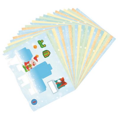 Folia Adventný kalendár - Zimná krajina, 25 dielov
