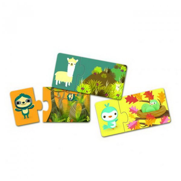 Djeco Puzzle duo Schovávačka