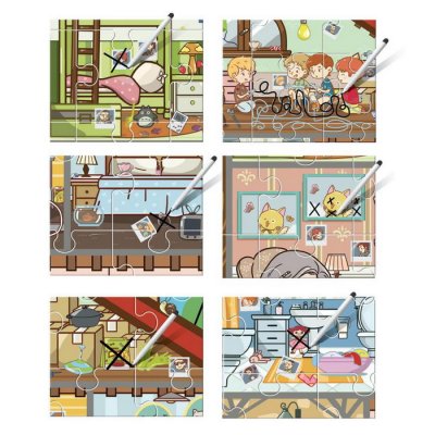Didaktické puzzle Hlavolam, 108 dielikov