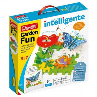 Quercetti Georello prevodová stavebnica Garden Fun, 30 ks