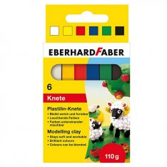 Eberhard Faber Modelovacia hmota Colori, 6 farieb