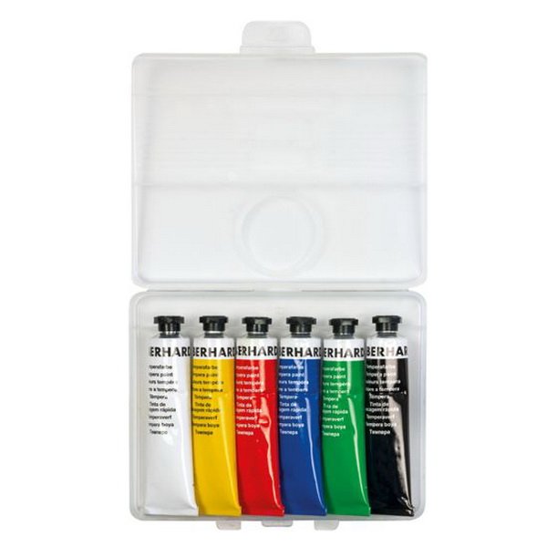 Eberhard Faber Temperové farby 6 x 18 ml