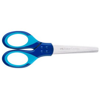 Faber Castell Nožnice Grip s krytom modré, 13 cm