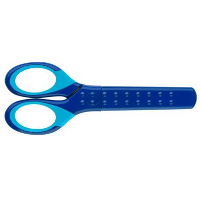 Faber Castell Nožnice Grip s krytom modré, 13 cm