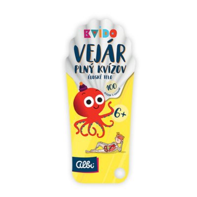 Kvído Vejár plný kvízov 6+ Ľudské telo