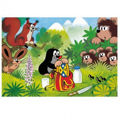 Dino Puzzle Krtko a desiata, 48 dielikov