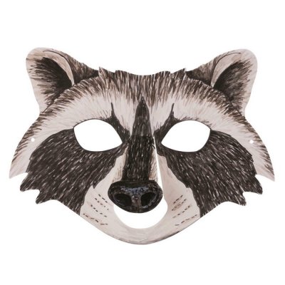 Folia Papierové masky Lesné zvieratá, 6 ks