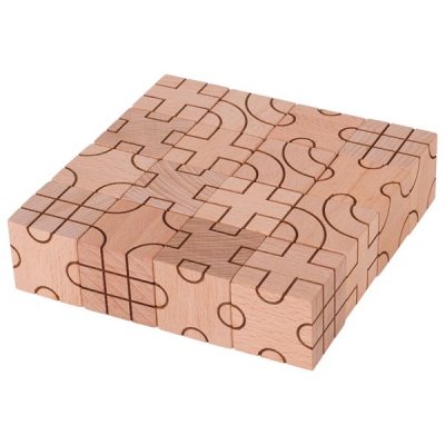 Goki Stavebné kocky Geometria, 16 ks