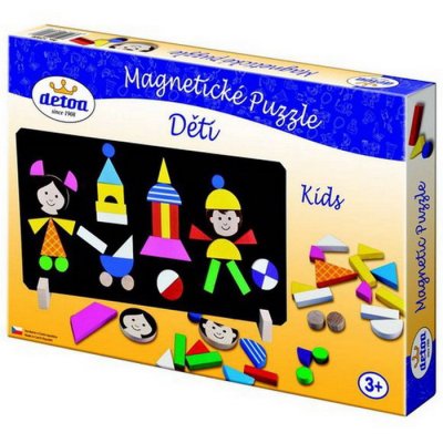 Detoa Magnetické dieliky Deti, 40 ks