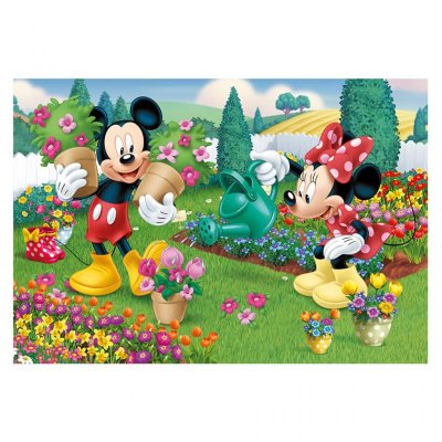 Dino Puzzle Pracovitá Minnie, 2 x 77 dielikov