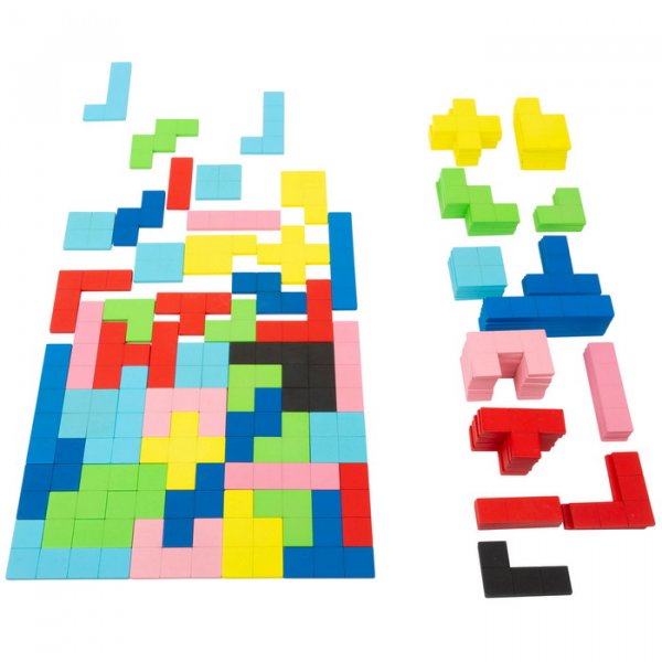 Školaká logická skladačka Tetris, 114 dielikov