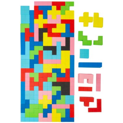 Školaká logická skladačka Tetris, 114 dielikov