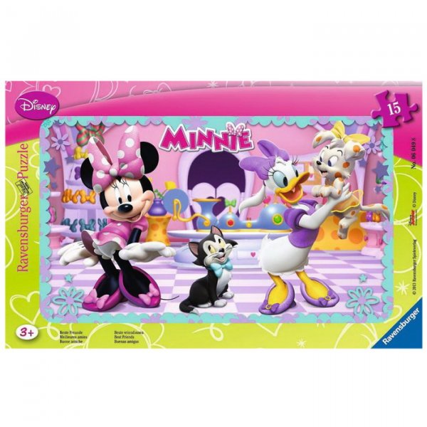 Ravensburger Puzzle kartónové Minnie Mouse, 15 dielikov
