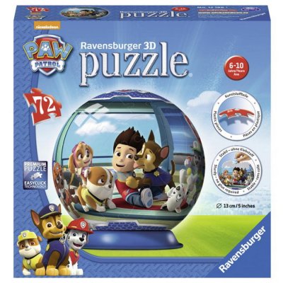 Ravensburger Puzzleball Labková patrola, 72 dielikov