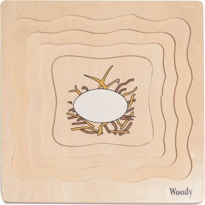 Woody Puzzle Vývoj sliepočky