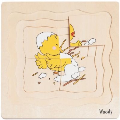 Woody Puzzle Vývoj sliepočky
