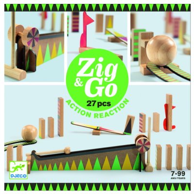 Dominová dráha Zig & Go stavebnica, 27 dielov