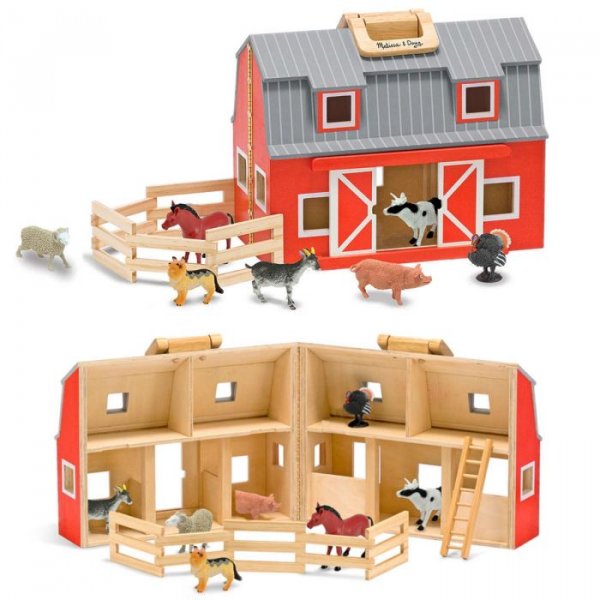 Melissa & Doug - Prenosná stajňa s držiakom
