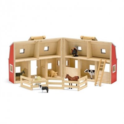 Melissa & Doug - Prenosná stajňa s držiakom