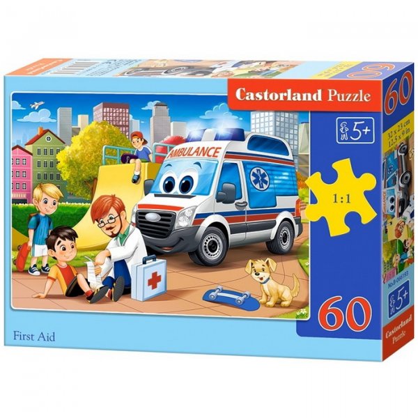 Castorland Puzzle Prvá pomoc, 60 dielikov