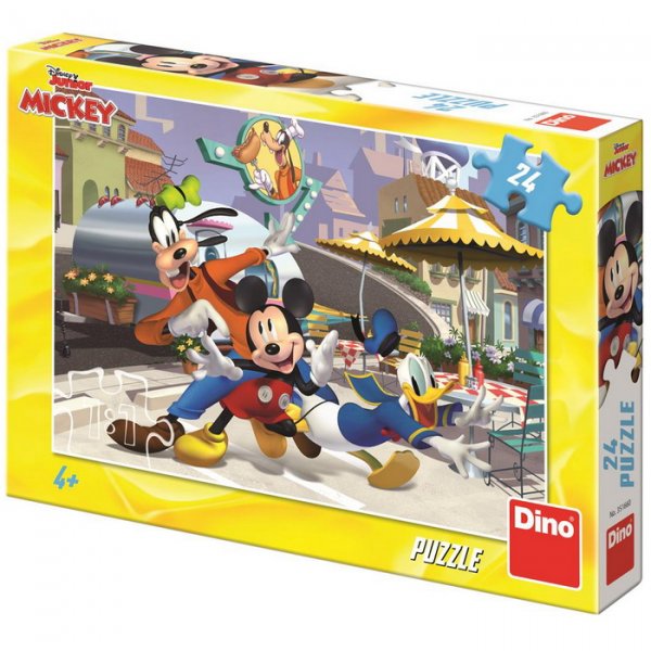 Dino Puzzle Mickey a priatelia, 24 dielikov
