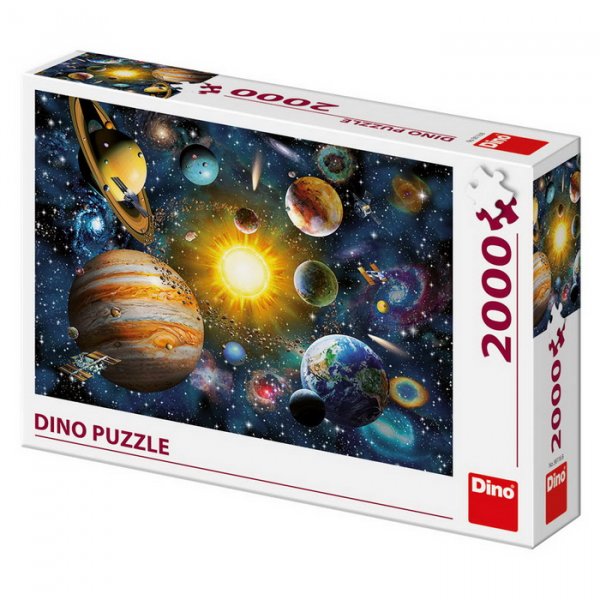 Dino Puzzle Slnečná sústava, 2000 dielikov