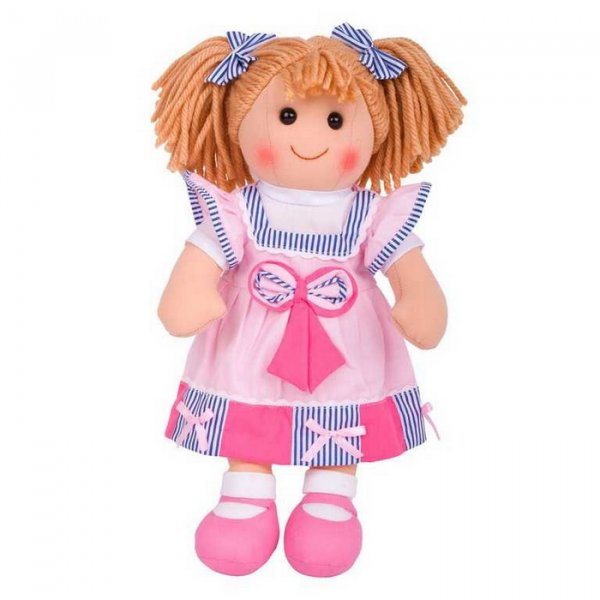 Bigjigs Toys Látková bábika Georgie, 38 cm