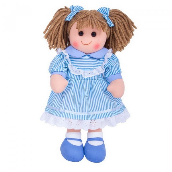 Bigjigs Toys Látková bábika Amélia, 38 cm