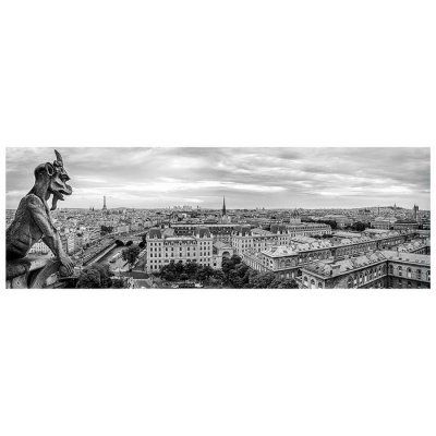 Dino Puzzle Chrlič v Paríži panoramic, 1000 dielikov