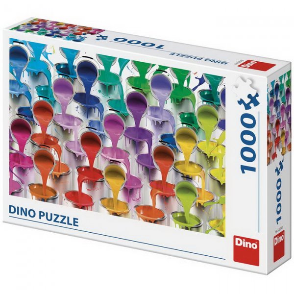 Dino Puzzle Farby, 1000 dielikov