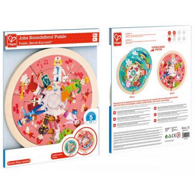 Hape Puzzle Povolania v kruhu, 20 dielikov