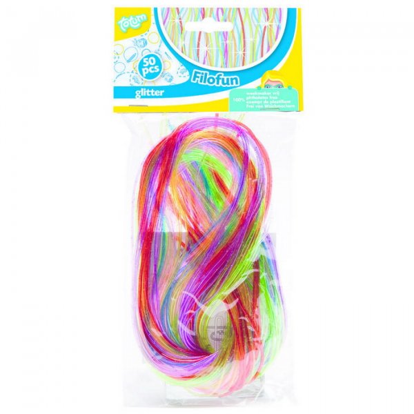 Totum bužírky Filofun glitter 80 cm, 50 ks