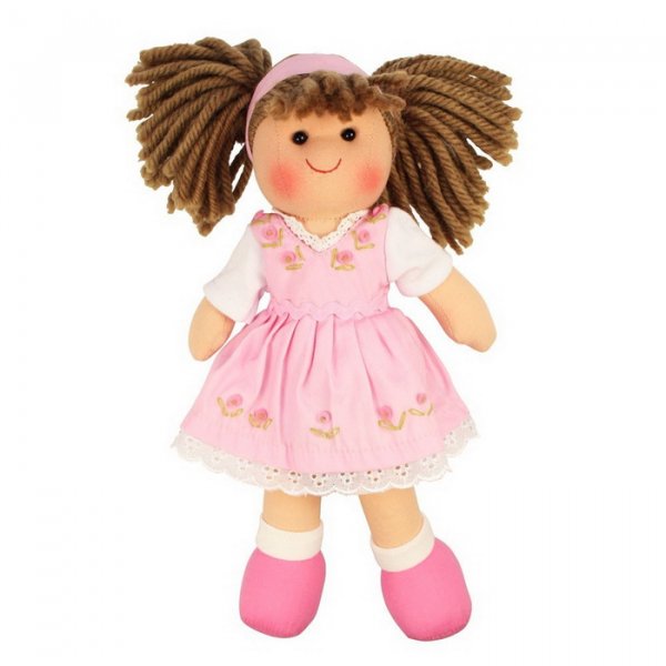 Bigjigs Toys Látková bábika Rose, 28 cm