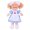 Bigjigs Toys Látková bábika Zdravotná sestrička Nancy, 28 cm