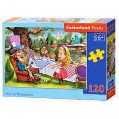 Castorland Puzzle Alenka v krajine zázrakov, 120 dielikov