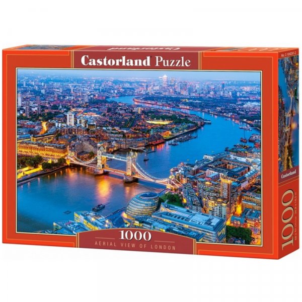 Castorland Puzzle Letecký pohľad na Londýn, 1000 dielikov
