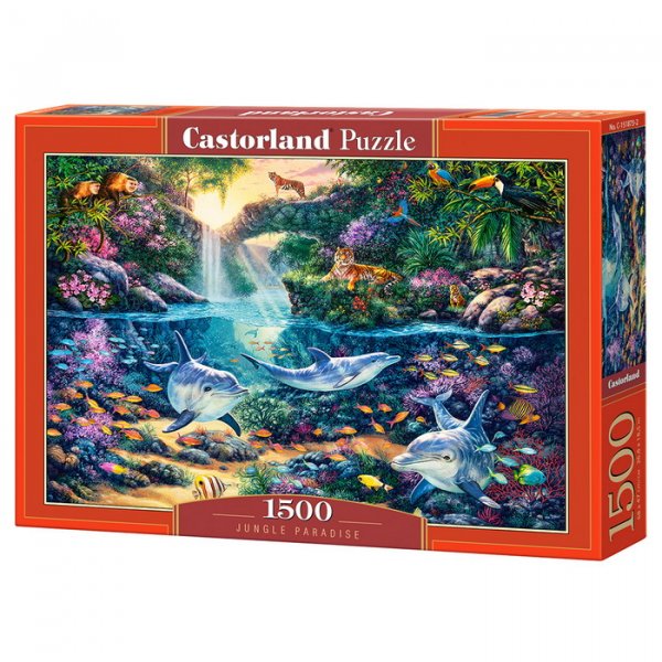 Castorland Puzzle Raj uprostred džungle, 1500 dielikov
