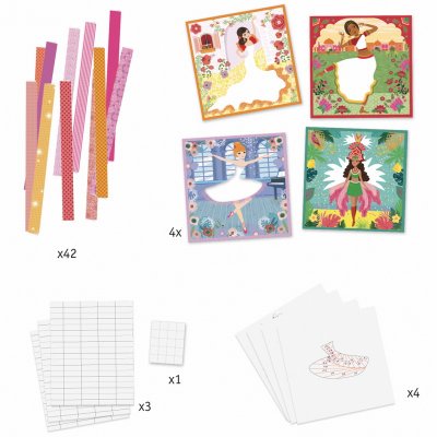 Djeco Kreatívny papier - Tanečnice