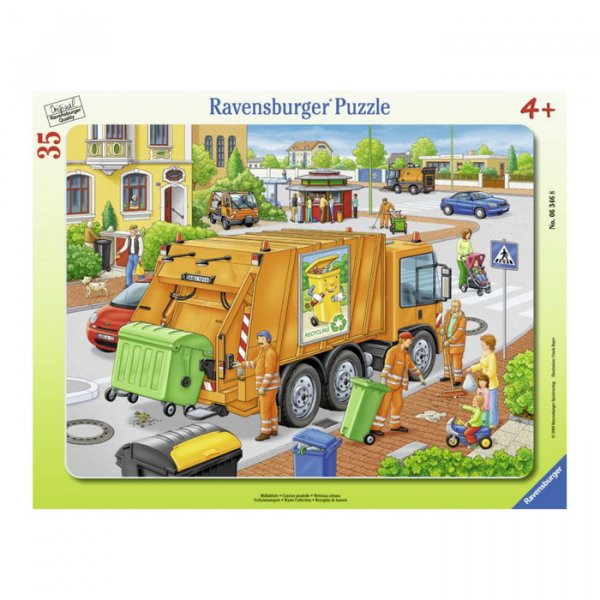 Ravensburger Puzzle Odvoz odpadu, 35 dielikov