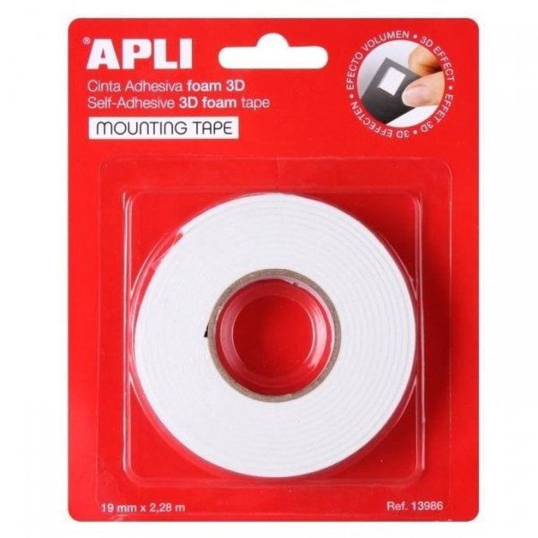 Apli Lepiaca obojstranná pena 3D 19mm, 2,3 m