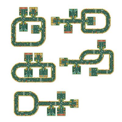 Djeco Didaktické puzzle Cesty, 21 dielikov