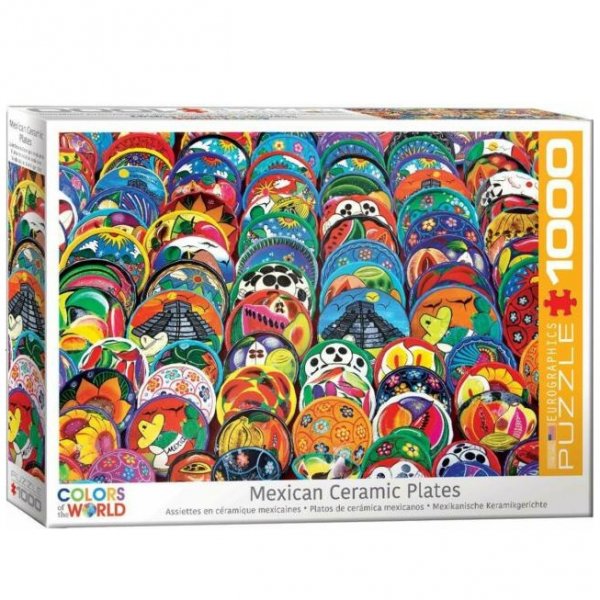EuroGraphics Puzzle Mexické taniere, 1000 dielikov